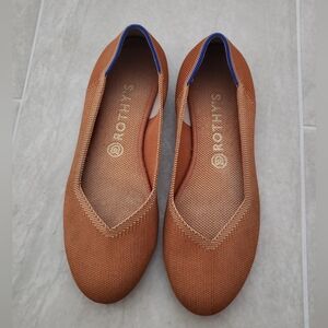 Rothy's The Flat Round Toe Fawn Color Size 9.5